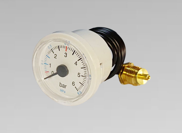 毛细管压力表（壁挂炉压力表）Y37 6BAR/0.6MPA